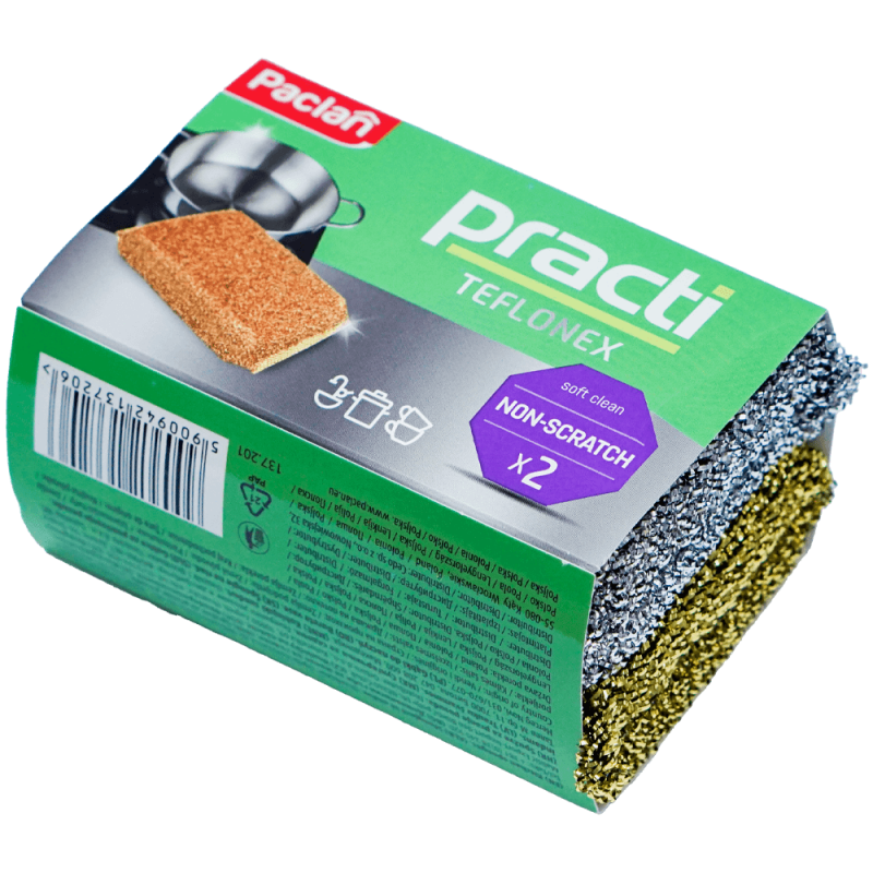 Set 2 bureti vase teflonate antiaderente Paclan Practi Teflonex